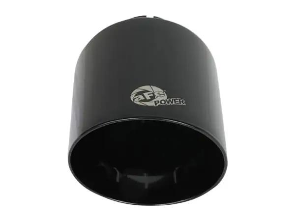 aFe Takeda 409 SS Clamp-On Exhaust Tip 2.5in. Inlet / 4.5in. Outlet / 7in. L - Black thumbnail 4