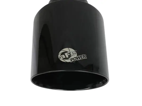 aFe Takeda 409 SS Clamp-On Exhaust Tip 2.5in. Inlet / 4.5in. Outlet / 7in. L - Black thumbnail 5