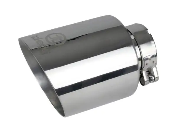 aFe Takeda Universal Exhaust Tip 2-1/2 IN Inlet x 4-1/2 IN Outlet x 7 IN L- Polished