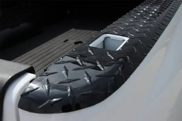 Deezee 07-13 Chevrolet Silverado Bed Cap Wrap W/Stake Pockets Black-Tread Aluminum 8Ft Bed thumbnail 2