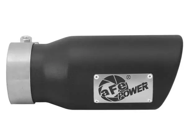 aFe MACHForce XP 3in Inlet x 4in Outlet x 9in Length Clamp-On Black Tip thumbnail 3