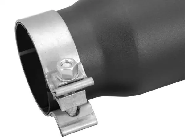 aFe MACHForce XP 3in Inlet x 4in Outlet x 9in Length Clamp-On Black Tip thumbnail 5