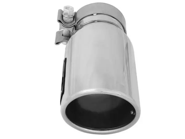 aFe MACH Force-Xp 3in Inlet x 4in Outlet x 9in Length 304 Stainless Steel Exhaust Tip Polished thumbnail 4