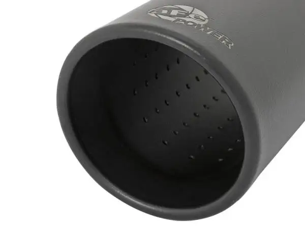 aFe MACH Force-Xp 409 Stainless Steel Clamp-on Exhaust Tip 3in Inlet 4in Outlet - Black thumbnail 3