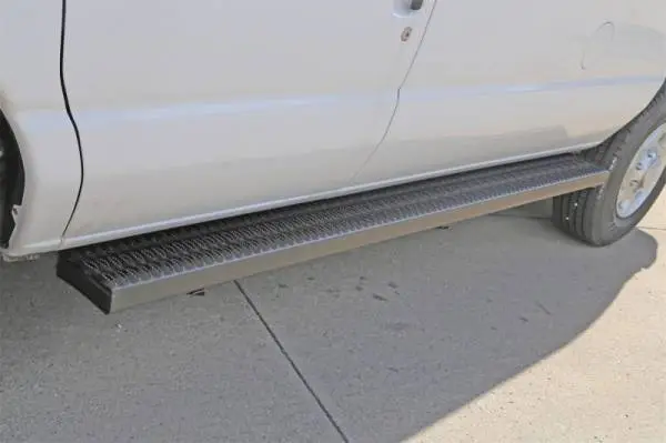 Deezee Universal Running Board Rough Step (77In Aluminum) thumbnail 2