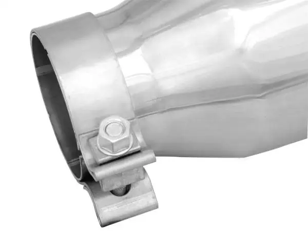 aFe MACH Force-Xp 3in Inlet x 4-1/2in Outlet x 9in Length 304 Stainless Steel Exhaust Tip thumbnail 5
