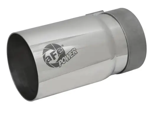 aFe MACH Force-Xp Universal Exhaust Tip 3-1/2 IN Inlet x 4 IN Outlet x 7 IN Polished Right Side Exit