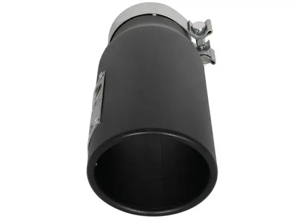 aFe MACH Force-Xp 409 Stainless Steel Exhaust Tip 3.5 In x 4.5in Out x 12in L Clamp-On thumbnail 3