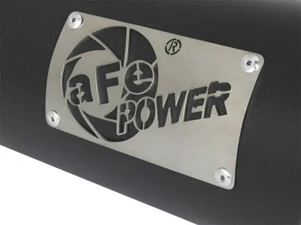 aFe MACH Force-Xp 409 Stainless Steel Exhaust Tip 3.5 In x 4.5in Out x 12in L Clamp-On thumbnail 5