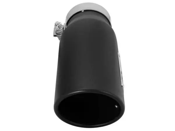 aFe MACHForce-XP 3.5in 409 Stainless Steel Exhaust Tip 3.5in x 4.5in Out x 12in L Clamp-On thumbnail 4