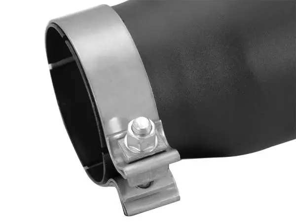 aFe MACHForce-XP 3.5in 409 Stainless Steel Exhaust Tip 3.5in x 4.5in Out x 12in L Clamp-On thumbnail 5