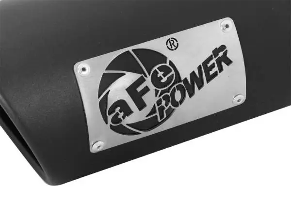 aFe MACHForce-XP 3.5in 409 Stainless Steel Exhaust Tip 3.5in x 4.5in Out x 12in L Clamp-On thumbnail 6