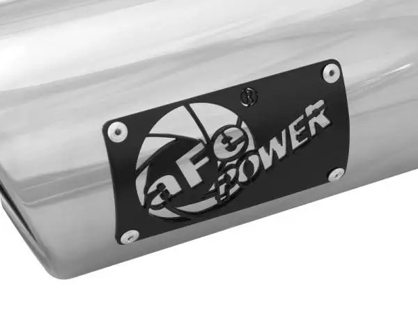 aFe MACHForce-XP 304 Stainless Steel Polished Exhaust Tip 3.5in x 4.5in Out x 12in L Clamp-On thumbnail 6