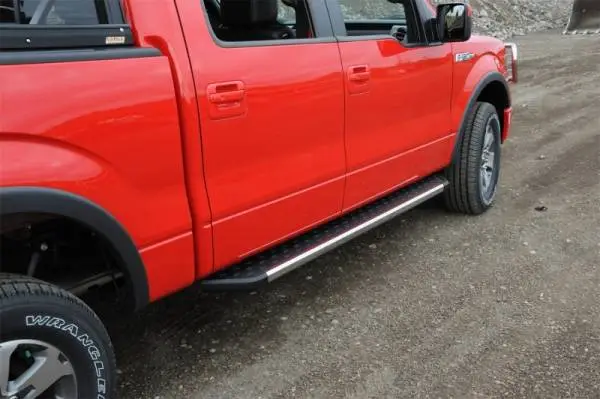 Deezee 99-23 Chevrolet/GMC/Dodge/Ford Full Size Running Board CrewCab Truck Board (Chrome Trim) thumbnail 3