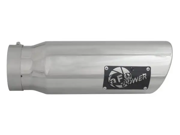 aFe Diesel Exhaust Tip Bolt On Polished 4in Inlet x 5in Outlet x 15in thumbnail 3