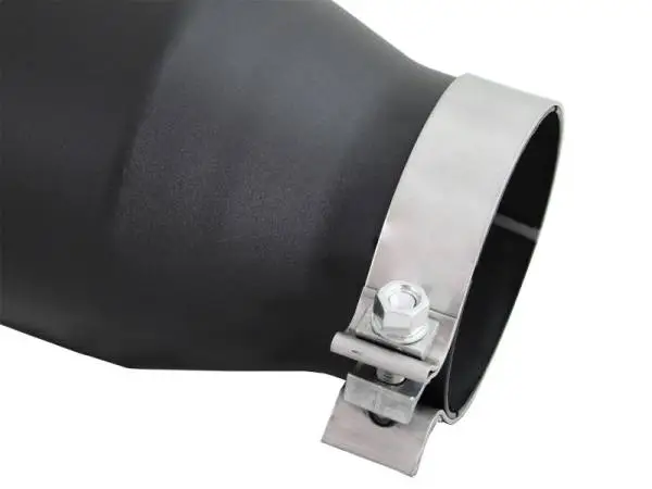 aFe Diesel Exhaust Tip Bolt On Black 4in Inlet x 6in Outlet x 12in thumbnail 5