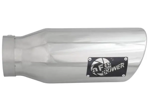 aFe Diesel Exhaust Tip Bolt On Polished 4in Inlet x 6in Outlet x 15in Long thumbnail 3
