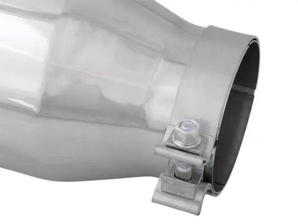 aFe Diesel Exhaust Tip Bolt On Polished 4in Inlet x 6in Outlet x 15in Long thumbnail 5