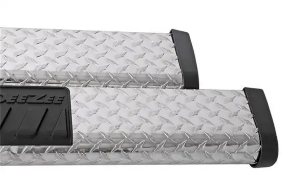 Deezee Universal Tubes - 6In Oval - Black Tread Aluminum (ExtCab) thumbnail 4