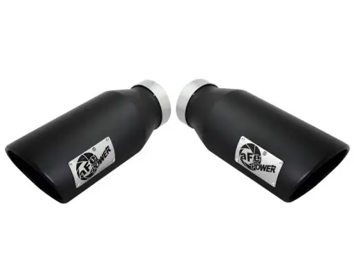 aFe Diesel Exhaust Tip Bolt On Black 4in Inlet x 6in Outlet x 15in