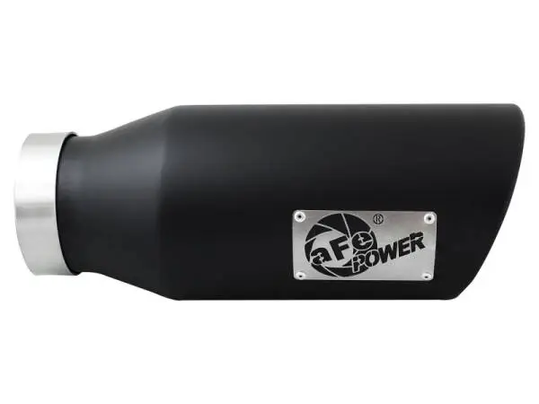 aFe Diesel Exhaust Tip Bolt On Black 4in Inlet x 6in Outlet x 15in thumbnail 3