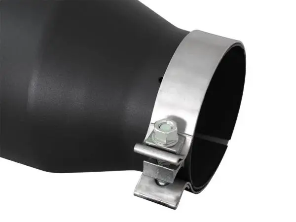 aFe Diesel Exhaust Tip Bolt On Black 4in Inlet x 6in Outlet x 15in thumbnail 5