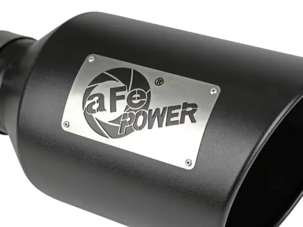 aFe Power MACH Force-Xp 409 Stainless Steel Clamp-on Exhaust Tip Black thumbnail 5
