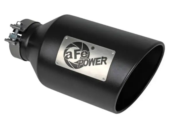 aFe Power MACH Force-Xp 409 Stainless Steel Clamp-on Exhaust Tip Black thumbnail 6