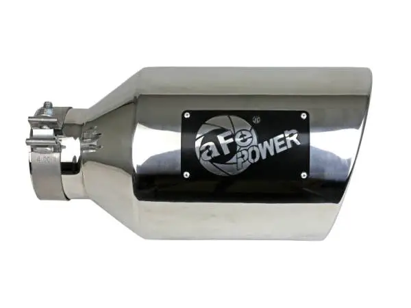 aFe Power MACH Force-Xp 304 Stainless Steel Clamp-on Exhaust Tip - Polished thumbnail 2