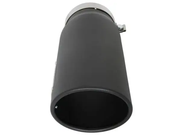 aFe Power MACH Force-Xp 5in In x 6in Out x 15in L Bolt-On 409 SS Exhaust Tip - Black thumbnail 3