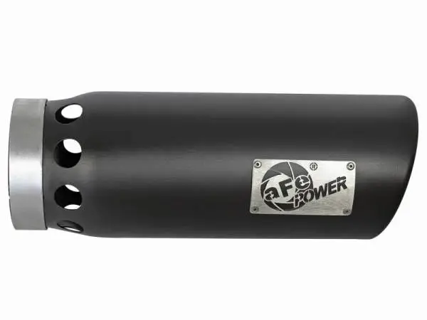 aFe MACHForce XP Cat-Back SS-304 5in Intercooled Exh Tip 5in In x 6in Outx16inL Bolt-On Right Blk thumbnail 4