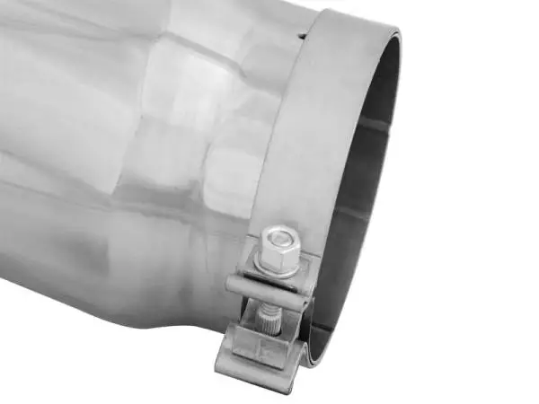 aFe Diesel Exhaust Tip Bolt On Polished 5in Inlet x 6in Outlet x 12in Long thumbnail 5