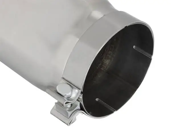 aFe MACHForce-Xp 5in Inlet x 6in Outlet x 15in length Polished Exhaust Tip thumbnail 4