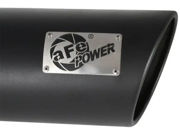 aFe MACH Force-XP 409 SS Right Side Single Wall Exhaust Tip 5in Inlet x 7in Outlet x 15in L thumbnail 6
