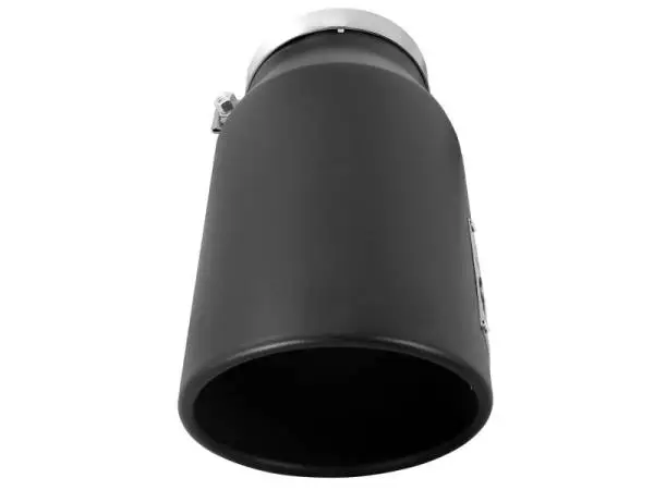 aFe POWER MACH Force-Xp 5in 304 Stainless Steel Exhaust Tip 5In x 7Out x15Lin Bolt-On Right-Blk thumbnail 4
