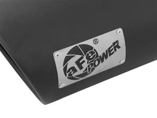 aFe POWER MACH Force-Xp 5in 304 Stainless Steel Exhaust Tip 5In x 7Out x15Lin Bolt-On Right-Blk thumbnail 6