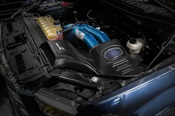 aFe Momentum XP Cold Air Intake System w/ Pro 5R Media Blue 15-19 Ford F-150 V8-5.0L image 2