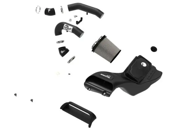 aFe 21-22 Ford F-150 Raptor V6-3.5L(tt) Momentum XP Cold Air Intake System Blk w/ Pro Dry S Filter image 4