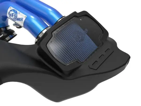 aFe 21-22 Ford F-150 Raptor V6-3.5L(tt) Momentum XP Cold Air Intake System - Blue w/ Pro 5R Filter image 2