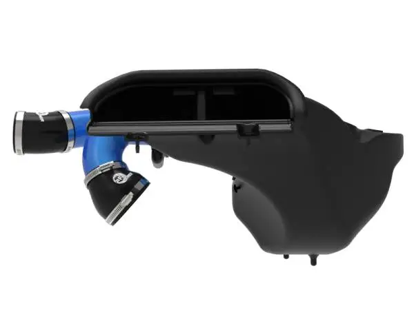 aFe 21-22 Ford F-150 Raptor V6-3.5L(tt) Momentum XP Cold Air Intake System - Blue w/ Pro 5R Filter image 6