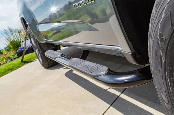 Deezee 09-2022 Dodge/Ram Ram Tubes - 4In Oval Black Steel QuadCab image 3