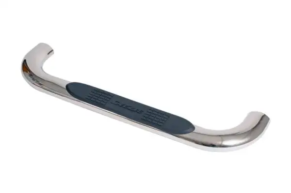 Deezee 14-18 Chevrolet Silverado Tubes - 4In Oval Stainless Polished (RegCab) thumbnail 2