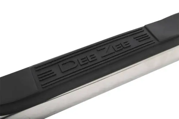 Deezee 14-18 Chevrolet Silverado Tubes - 3In Round Stainless Polished ExtCab thumbnail 4