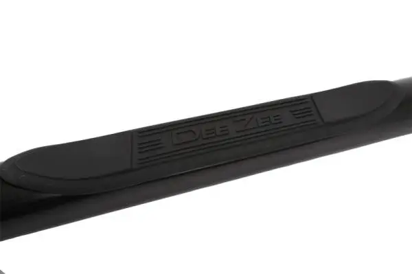 Deezee 14-19 Chevrolet Silverado Tubes - 3In Round Black Steel CrewCab thumbnail 2