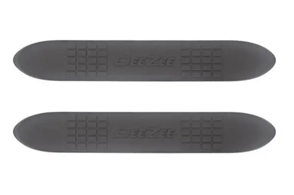 Deezee Universal Service Parts Step Pads 4In Checkered w/ DZ Logo