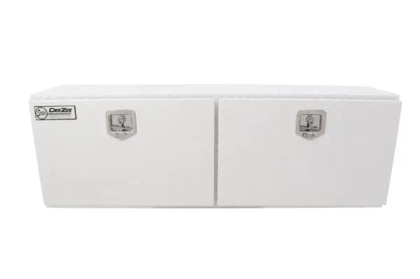 Deezee Universal Tool Box - Specialty 60In Topsider White BT Alum