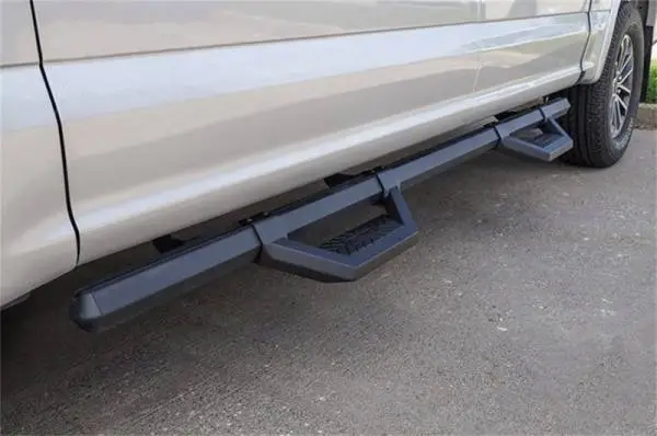 Deezee 99-23 Chevrolet/GMC/Dodge/Ford Full Size Truck Hex Cast -Super Cab Side Steps (Txt Blk) thumbnail 2