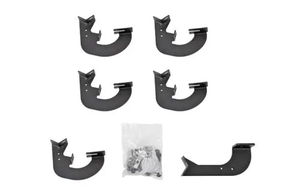 Deezee 14-19 Chevrolet Silverado Running Board Hex Bracket Kit w/Deftanks thumbnail 2