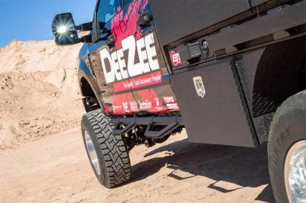 Deezee 99-23 Chevrolet/GMC/Dodge/Ford Full Size Truck Hex Series - Crew Cab Side Steps (Txt Blk) thumbnail 3