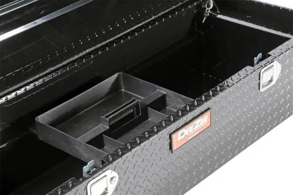 Deezee Universal Tool Box - Red Crossover - Single Lid Black BT Mid Size thumbnail 2